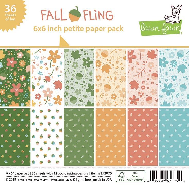 Lawn Fawn Fall Fling Petite Paper Pack - Papiria