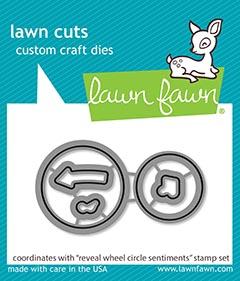 Lawn Fawn Reveal Wheel Circle Sentiments Dies - Papiria