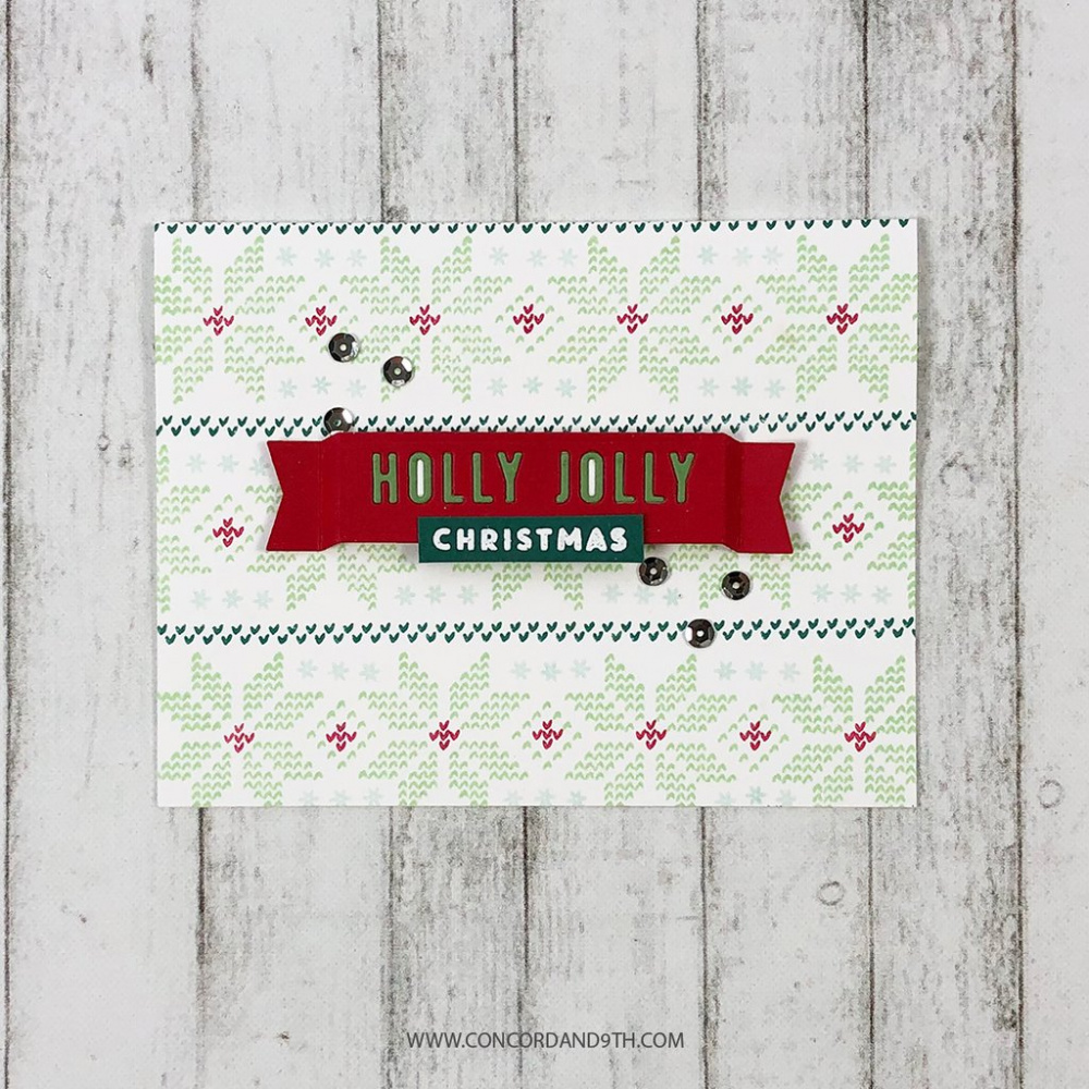 Concord 9th Holly Jolly Banner Dies Papiria