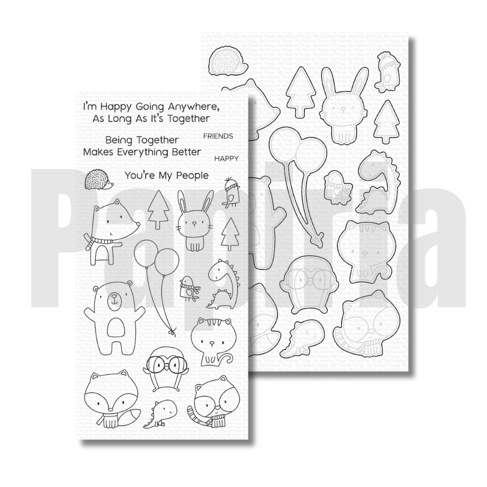 MFT Better Together stamp and die set - Papiria