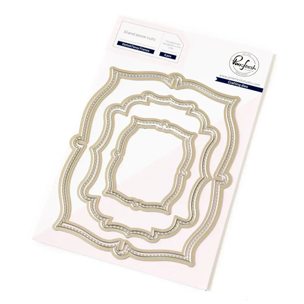 Pinkfresh Studio Dotted Fancy Frames Die - Papiria