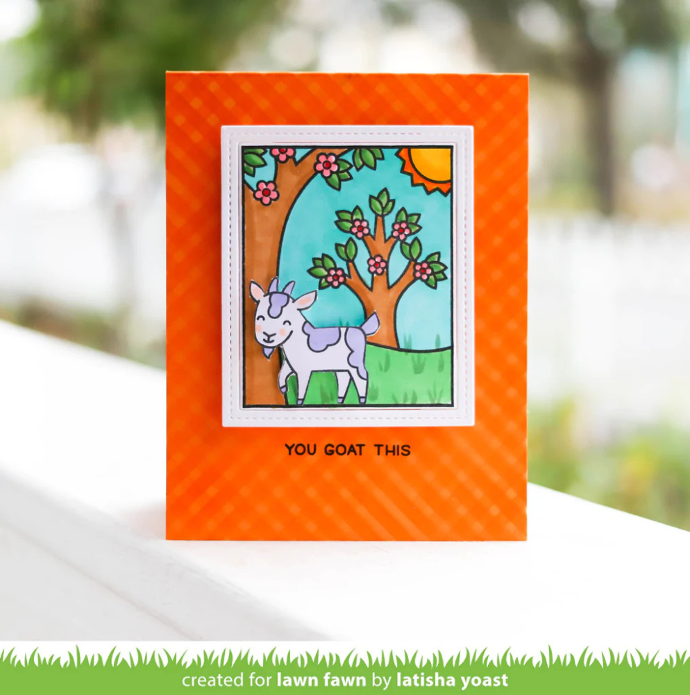 Lawn Fawn Yappy Birthday Add-On Clear Stamp Set - 3x4 Inch Dog Birthday Themed Stamps For Card Making